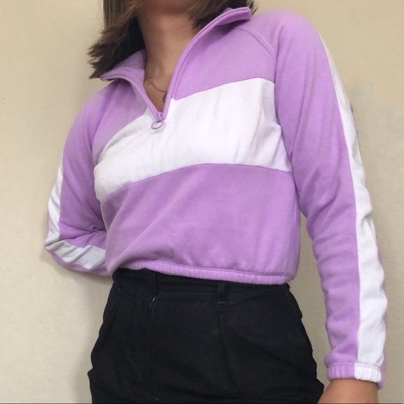 SOLD Lavender quarter zip